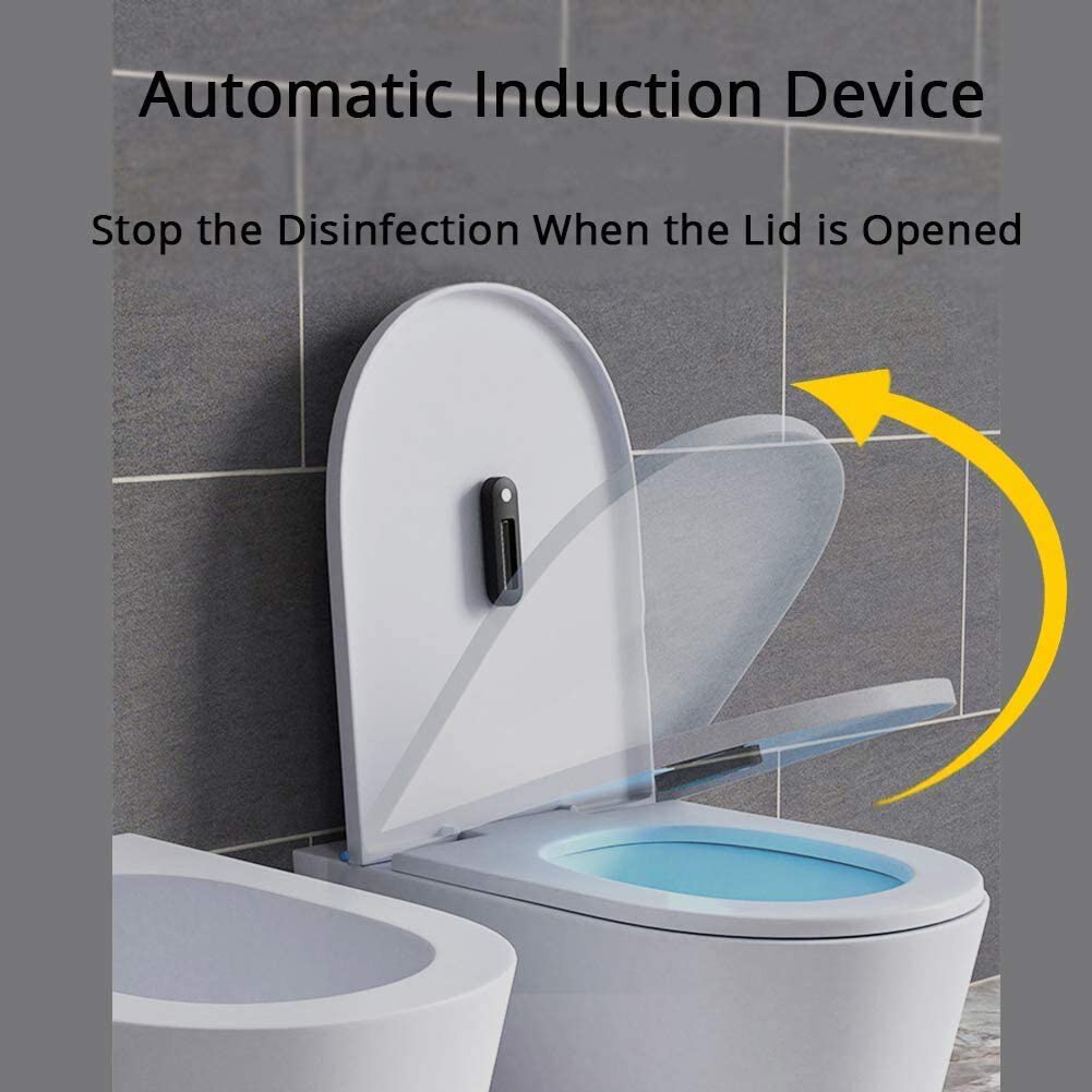 CLEAN BOWL UV Sanitizing Light For Germ Free Toilets With LED Motion Light