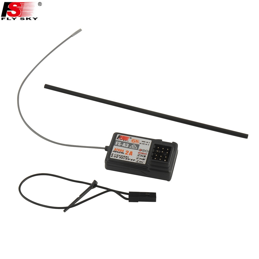 1pcs Original Flysky Transmitter FS-GT2E AFHDS 2A 2.4g 2CH Radio System for RC Car Boat with FS-A3 Receiver(No Box)