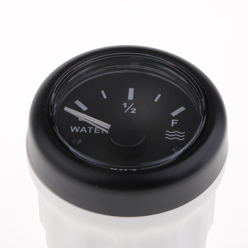 Vattennivåmätare båt vattentank nivåmätare 12/24v 52mm 240-33 ohm svart