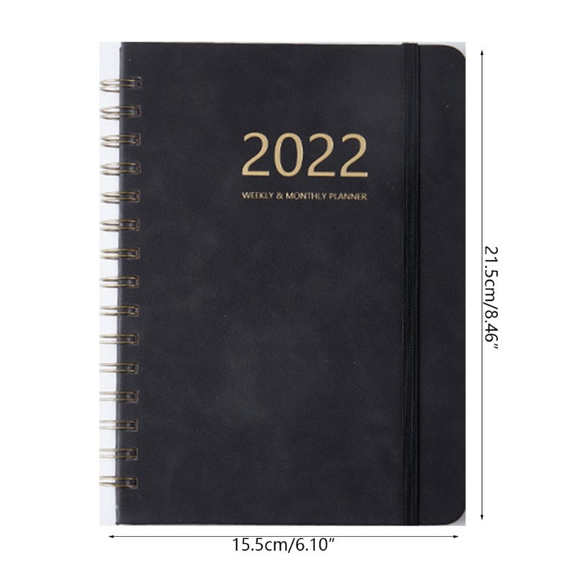 2022 Weekly Planner Notebook Journals Agenda Organizer Daily Plan Note Book Schedule Notepad Stationery School Supplies