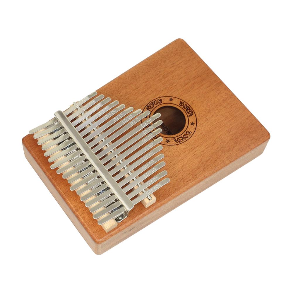 17 Key Kalimba African Solid Pine Mahogany Thumb Finger Piano Sanza Mbira Calimba Play with Guitar Wood Musical Instruments