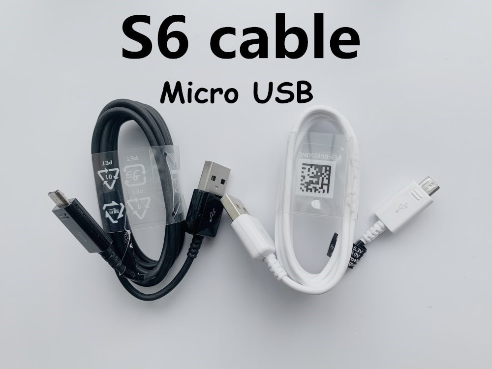 10Pcs/Lot 100% Original 1.2m Micro USB Fast Charger Cable Data Sync fast charging for Samsung Galaxy S6 S7 Note 4 5 Edge S4