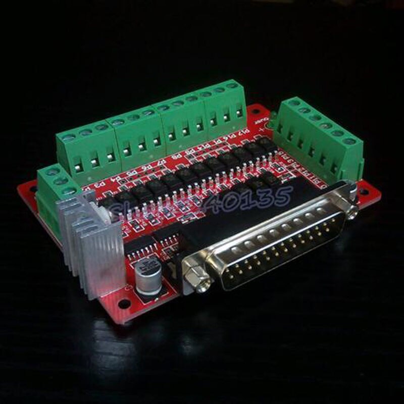 Tabla de interface CNC puerto paralelo DB25 aislamiento óptico optoacoplador EL817