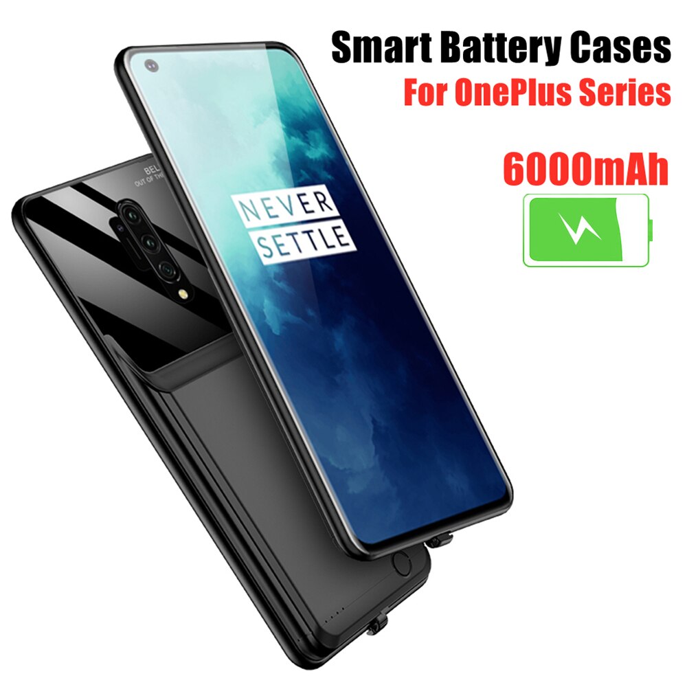 Battery Charger Cases For OnePlus 8 Pro 8T Battery Case 6800mAh External Battery Charging Cover For Oneplus 7 7T Pro Powerbank