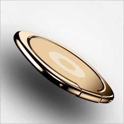 Vingerringhouder Magnetische ultradunne telefoonhouder voor iPhone Luxe metalen draaibare vingerring Mobiele telefoonhouder Standgreep: WHITE