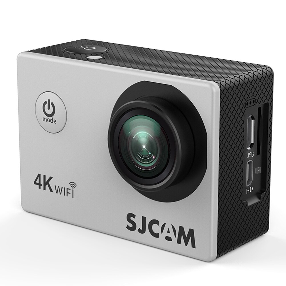 Sjcam SJ4000 Air 2.0 Inch Action Camera 4K Hd Wifi Waterdichte Sport Dv Camcorder Voor Onderwater Fietsen Outdoor: Silver / Gray