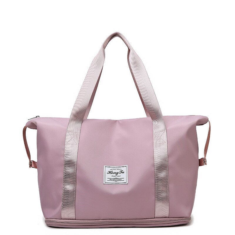 Große-kapazität damen Geschäft taschen tragen Wagen taschen, wasserdichte Nylon taschen, trockenen und nassen trennung tragbare reise taschen