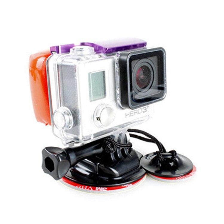 Accessori della macchina fotografica Per Go Pro Kit di Espansione Da Surf Tavola Da Surf Monti + Galleggiante Con 3M Autoadesivo Adesivo per Gopro hero 8 7 6 5 4