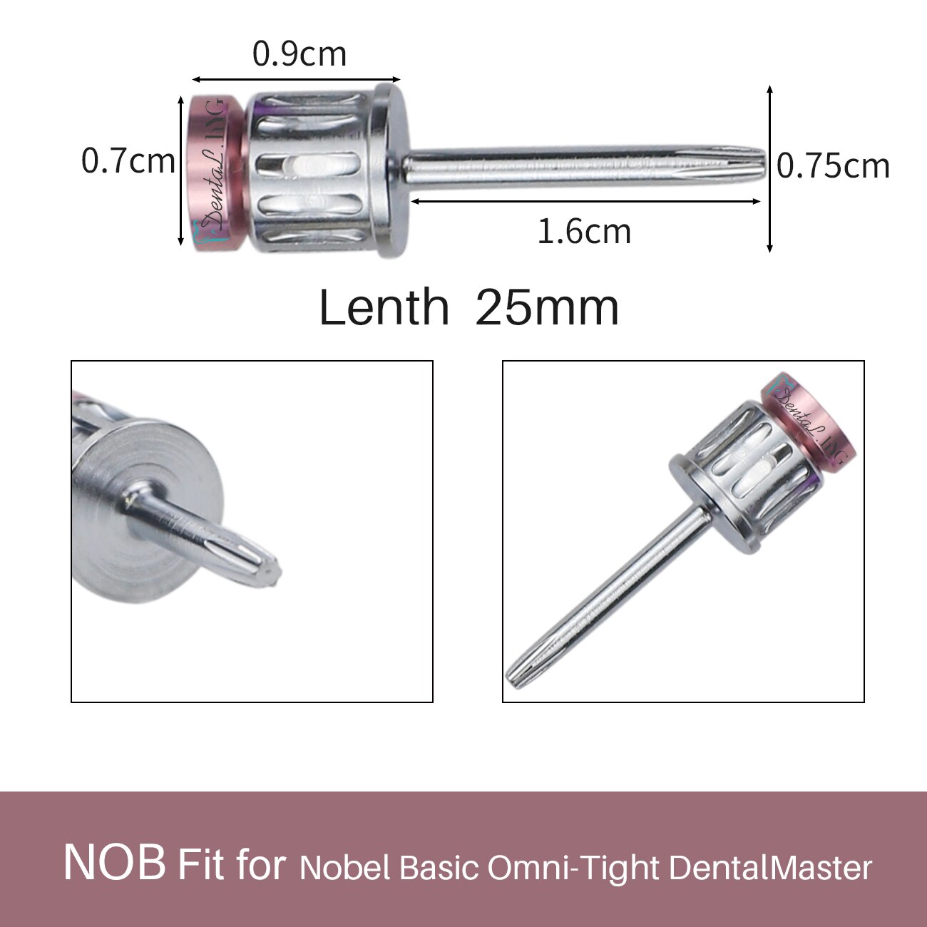 1Pc Dental Universal Implant Torque Screwdrivers Wrench Dental Implant Restoration Tool Kit 10-70NCM: Ivory