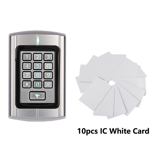 Metal Waterproof IP65 125KHZ Rfid Access Control Machine Keypad 1000 Users13.56MHZ IC Card Door Access Control System RT380: 13.56MHZ IC AC