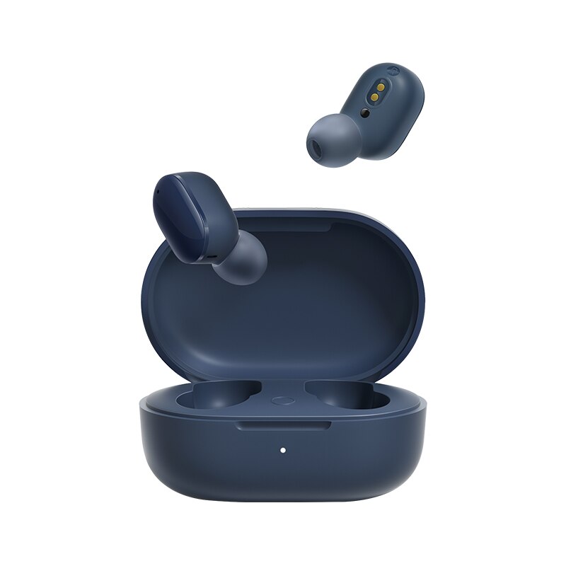 In Stock Xiaomi Redmi AirDots 3 TWS In-Ear Earphones Bluetooth 5.2 aptX Adaptive Stereo Bass With Mic Handsfree Wireless Earbuds: Blue