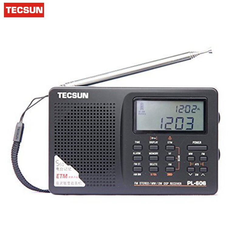 Tecsun PL-606 Digital PLL Portable Radio FM Stereo... – Grandado