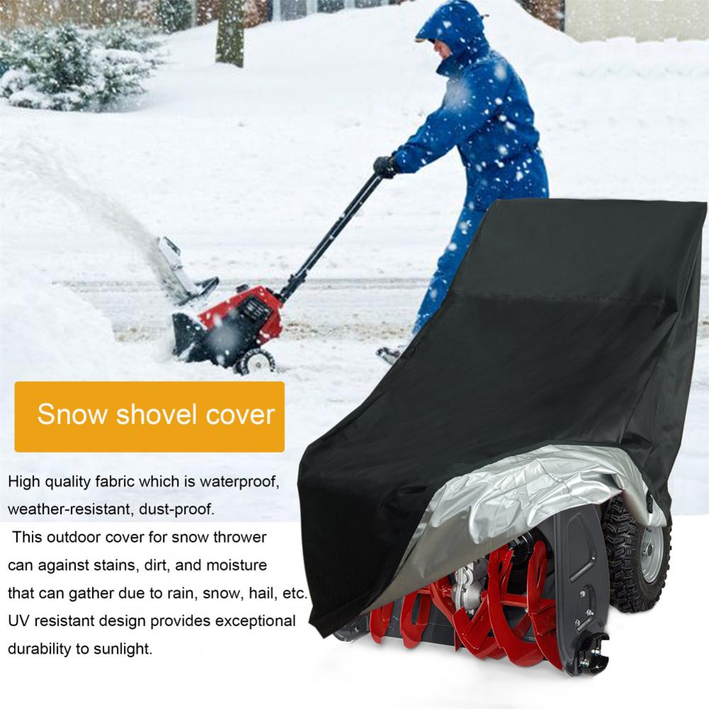 Snow Blower Cover Reusable Tear Resistant Snow Shovels Cover Two Styles Snow Thrower Cover