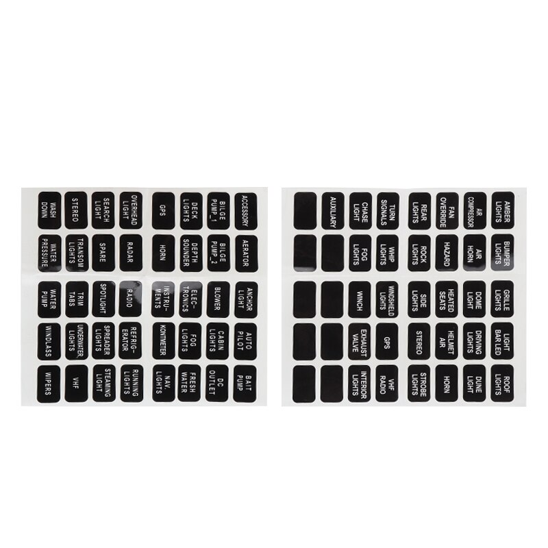 6 Way 12V-32V Auto Car Power Blade Fuses Box Holder Kit For Car Boat Fuse Holder Replacement with 16pcs Fuse 40pcs Sticker