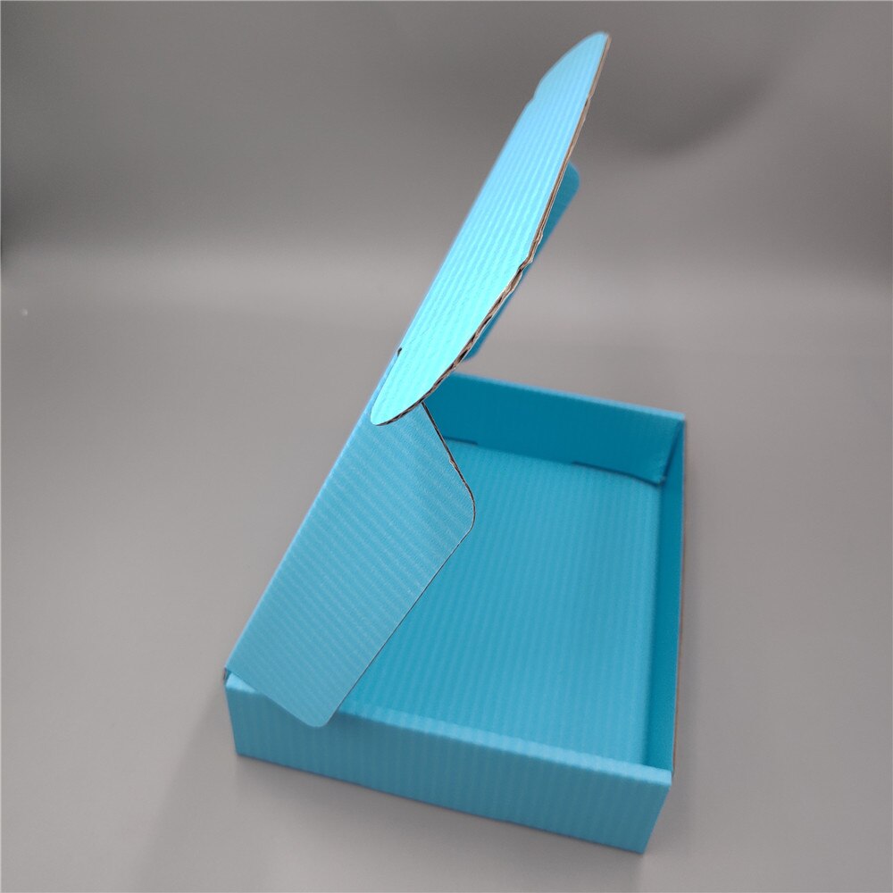 20*14*4cm 10pcs black corrugated mailer box Black Corrugated boxes Packaging bo