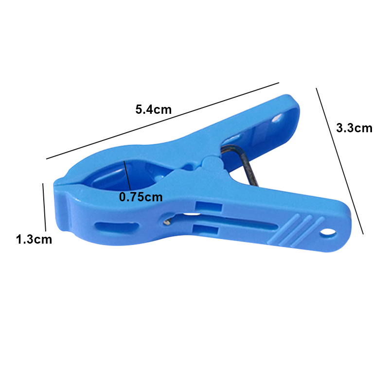 24 stuks plastic kledingclip voor hangers sterk draagvermogen plastic haringen voor het drogen van quilts kleding