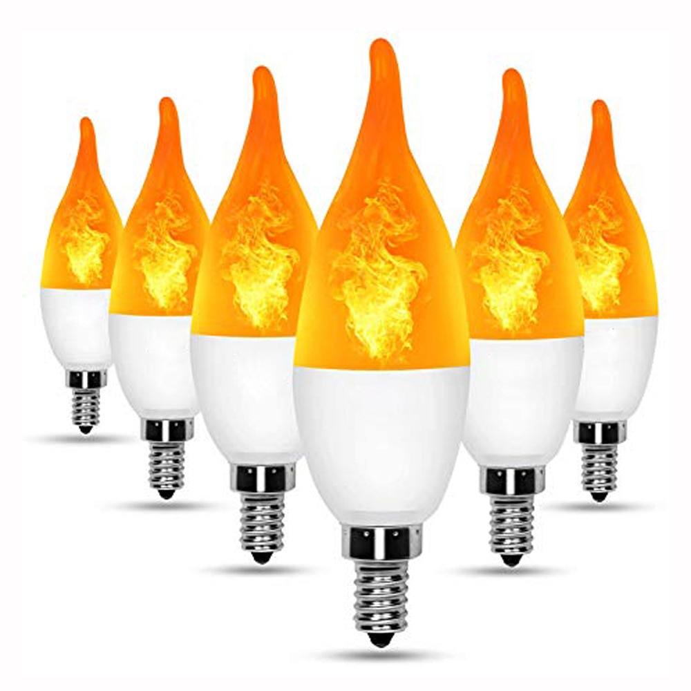 Led Gesimuleerde Vlam Lampen 15W E14 E27 B22 85-265V Luces Thuis Elektronische Accessoires Lamp Vlam Licht effect Lampen Lampada