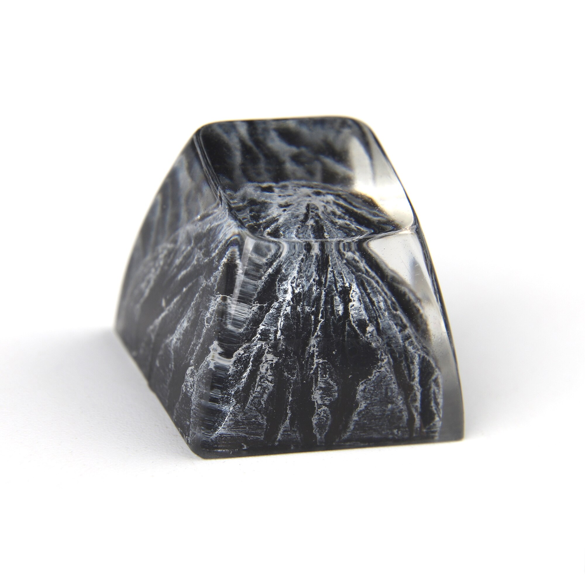 Novelty Artisan Keycap Resin Snow Mountain Shine Through SA Profile Keycaps For Cherry MX Mechanical Gaming Keyboard
