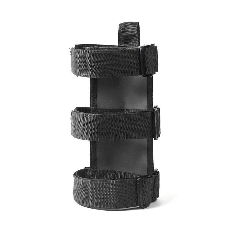 Oxford Car Roll Bar extintor de incendios soporte grande y pequeño tamaño Oxford paño para 1997 SUV accesorios de coche: Black