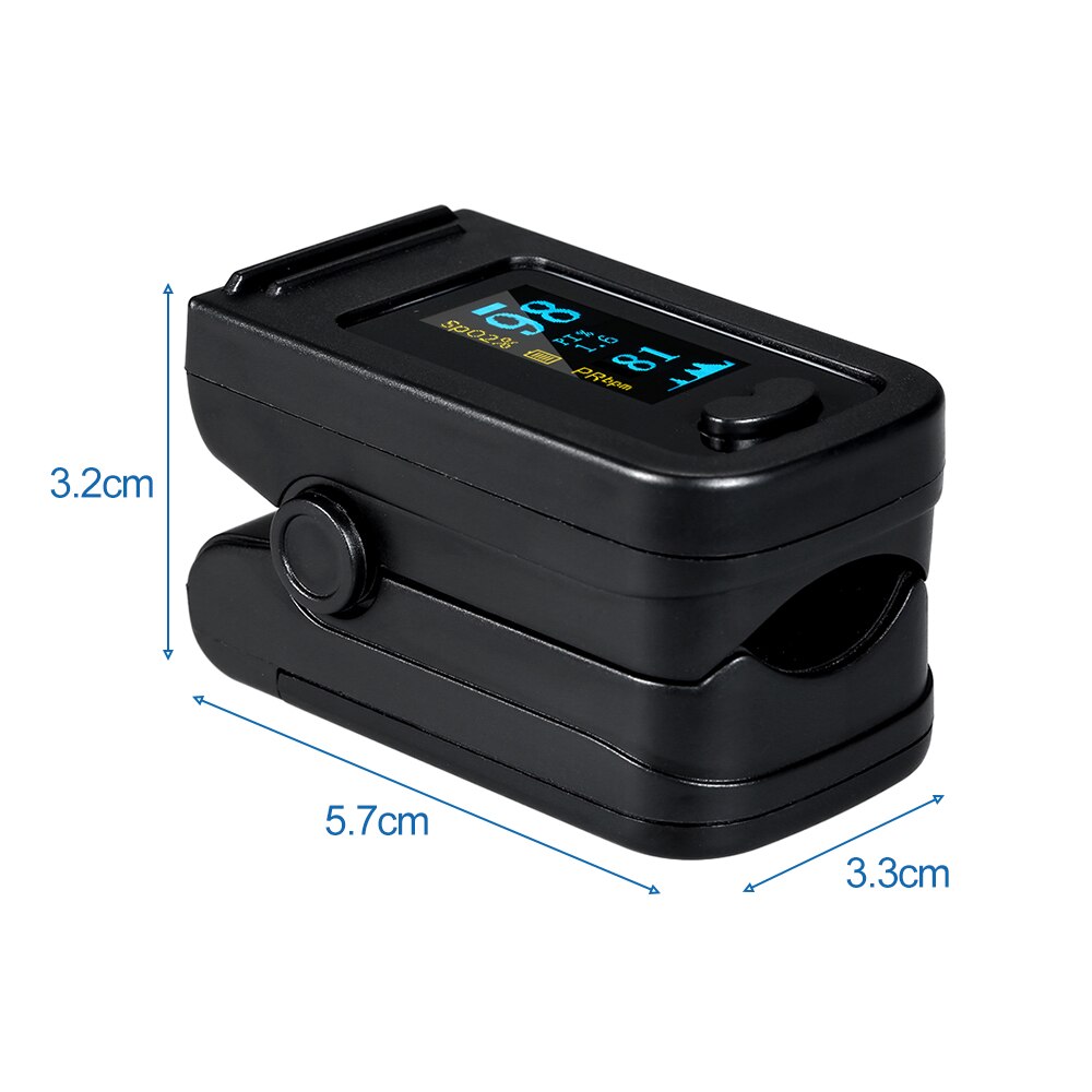 Digital Blood Oxygen Monitor Finger Pulse Oximeter Oxygen Saturation Monitor Fast within 24hours (without Battery)