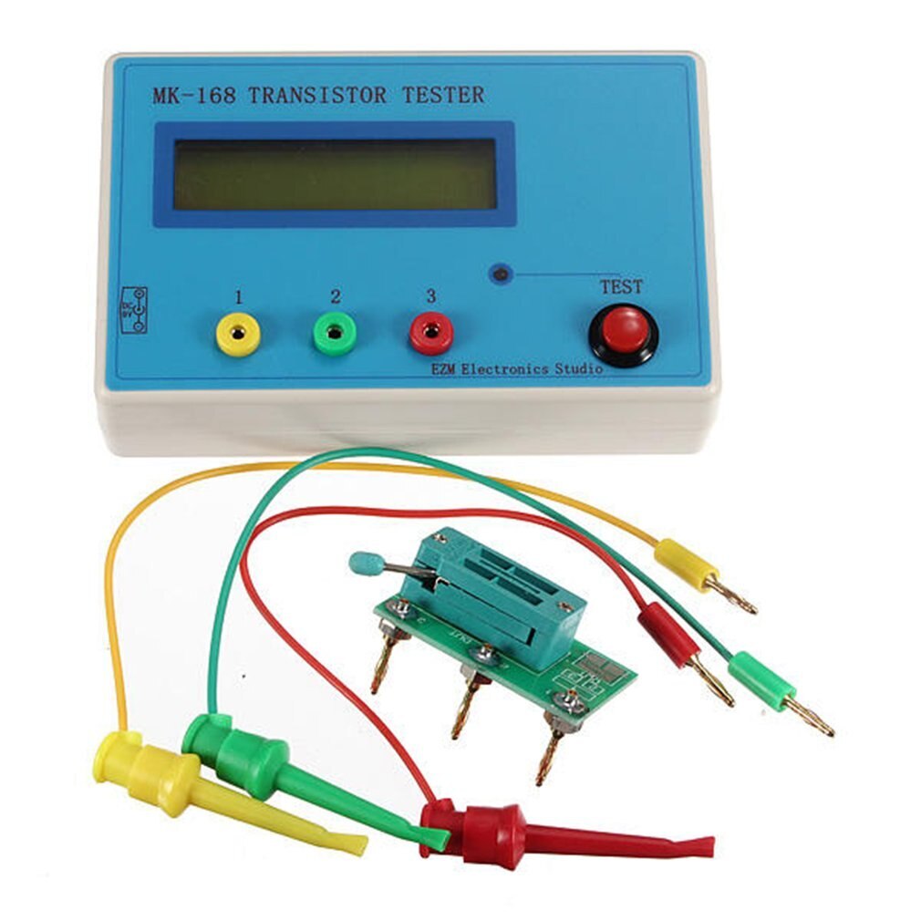 Mk -168 transistor tester diode triode praktisk og solid esr rlc lcr meter npn pnp mos maskindele: Default Title