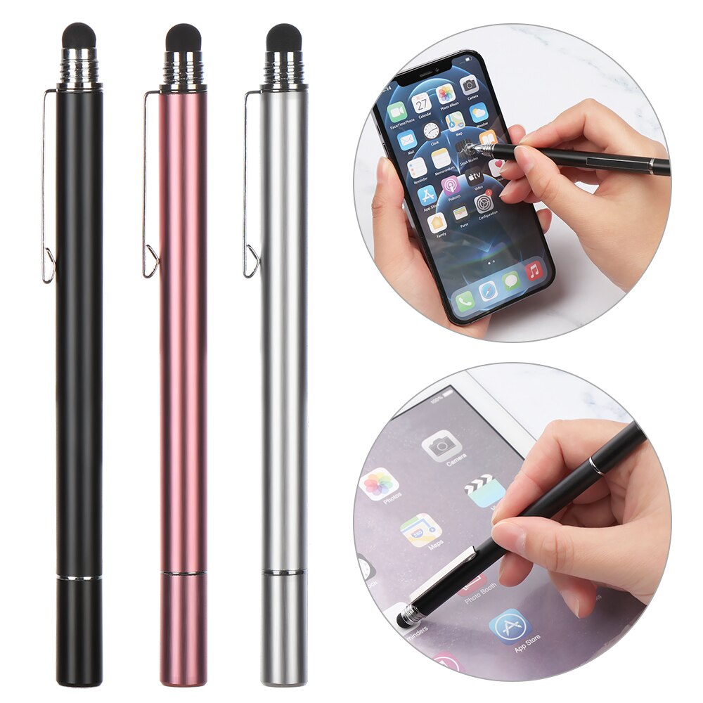 1PC 2 in 1 Stylus Pen Universal Sensitive Drawing Tablet Pens Capacitive Screen Stylus Tablet Touchpen Phone Accessories