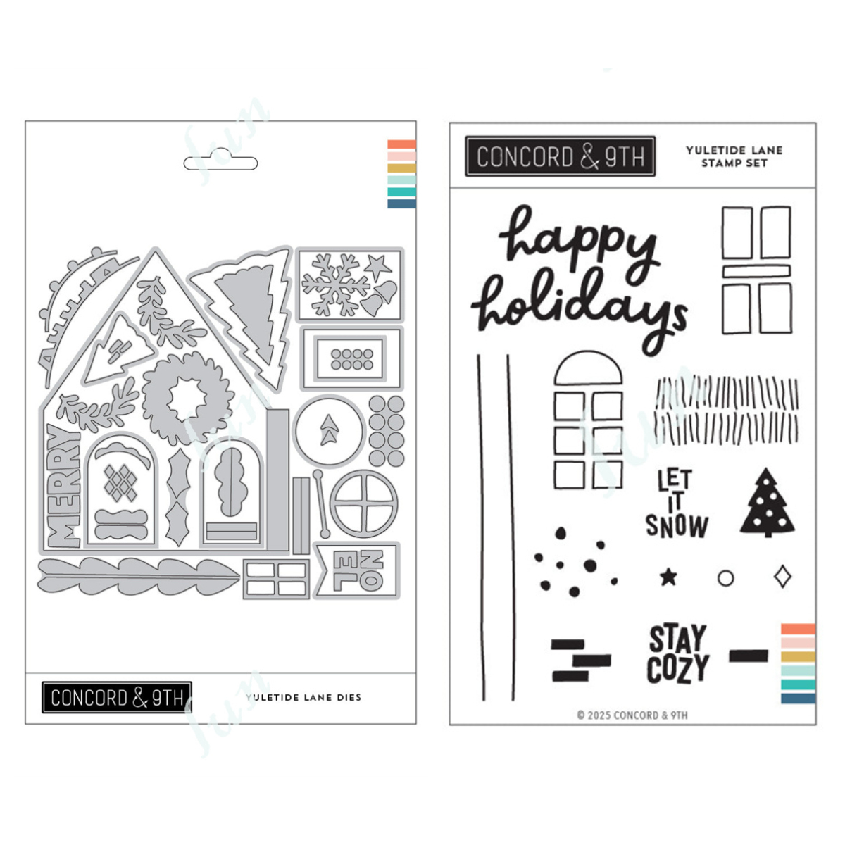 Joyful and Merry Christmas Metal Cutting Dies Clear Stamps Scrapbooking Icons Stencil Pack Album DIY Embossing Craft: ROYAL BLUE