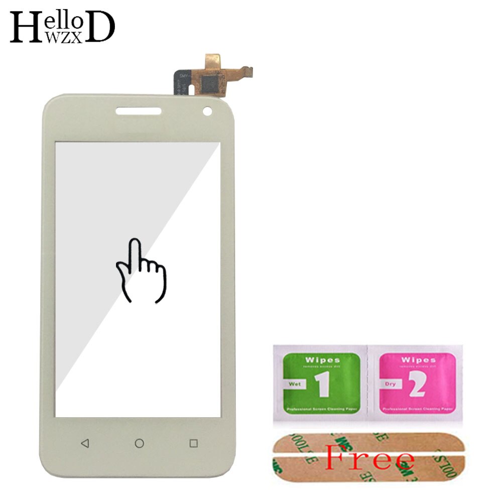 Voorzijde Touch Screen Digitizer Outer Glas Lens Voor Huawei Y360 Y3 Y360-CL00 Y360-U03 Y360-U23 Y360-U3 Touch Panel + Gratis Lijm