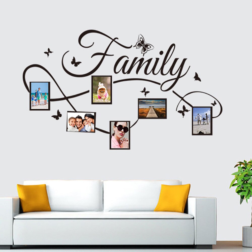 Family Photo Frame Wall Sticker Artist Home Decoration Home Room DecorWall Stickers Mural Family Photo Wall Sticker Mural
