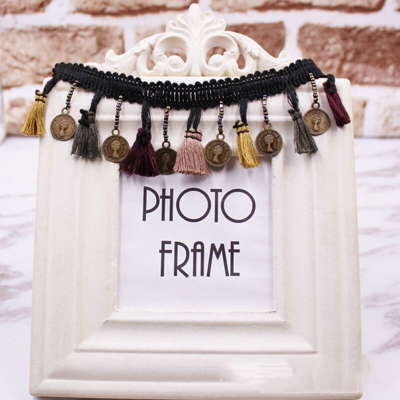 1yards/lot Tassel Fringe trim fabric tassels Fringe lace trimmings with tassels for curtains decoration DIY Sewing Accessories: Default Title