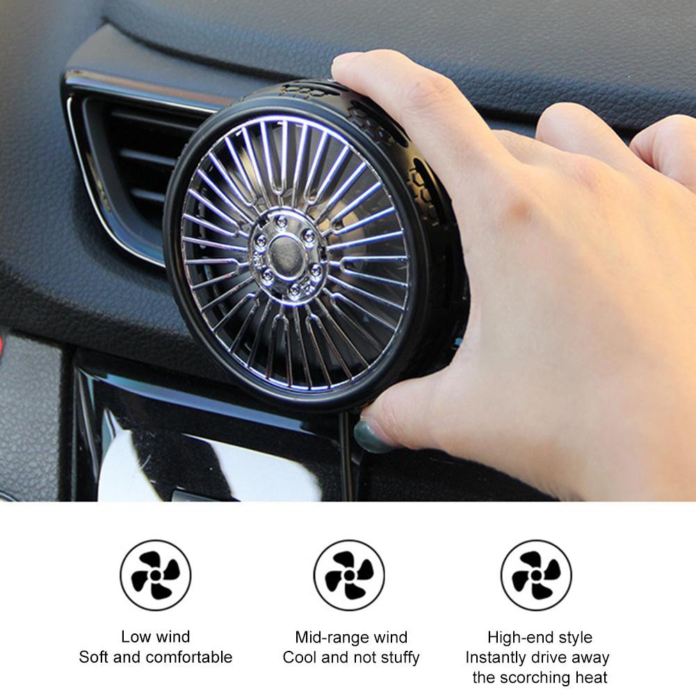 Portable Mini Electric Car Fan Low Noise Car Air Conditioner 360 Degree Rotating Cooling Fan Car Cooler Ventilador Summer