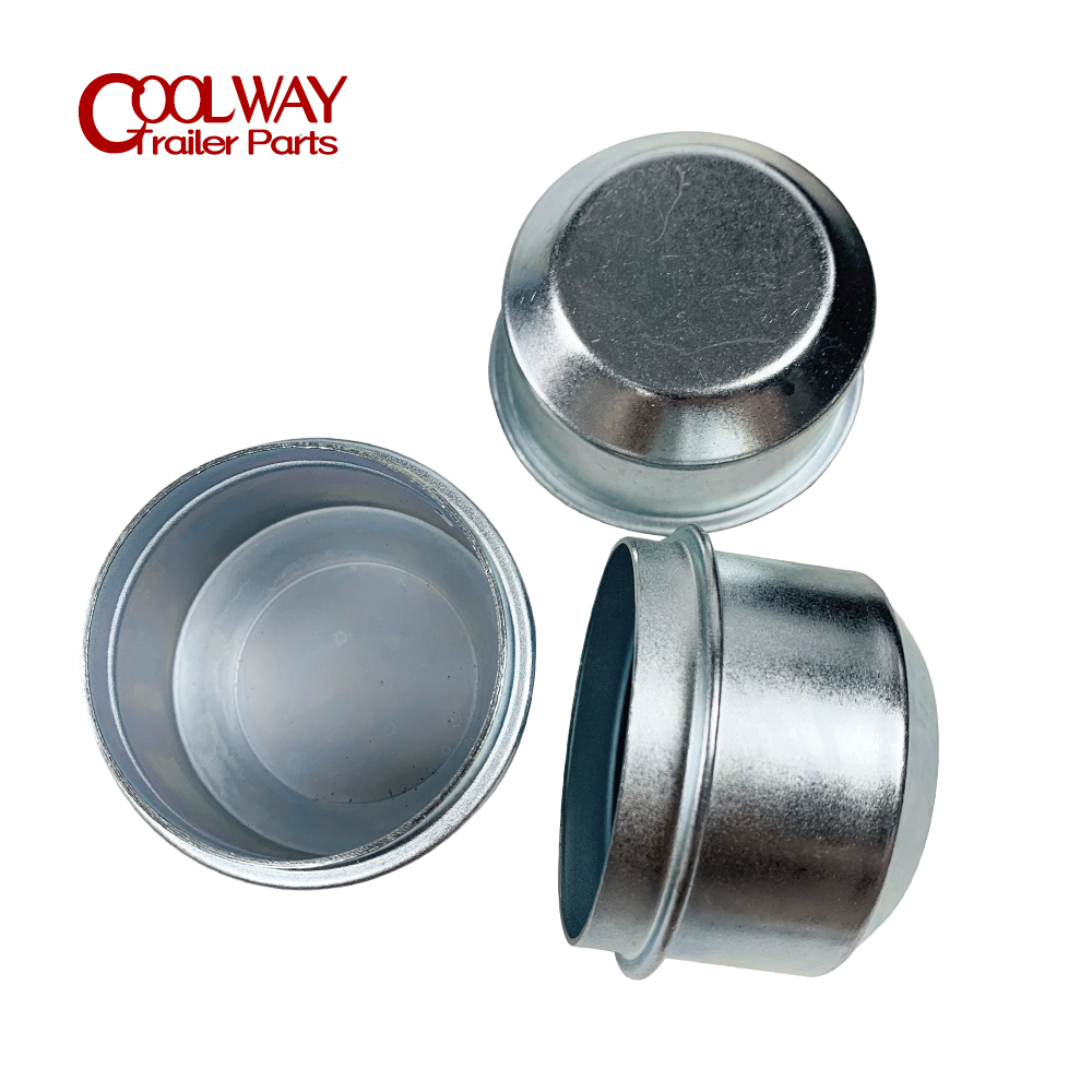 Gearzaar Trailer Bearing Protectors – 1.98" Diameter, With Dust Cap Covers, Carbon Steel, 2 Pack