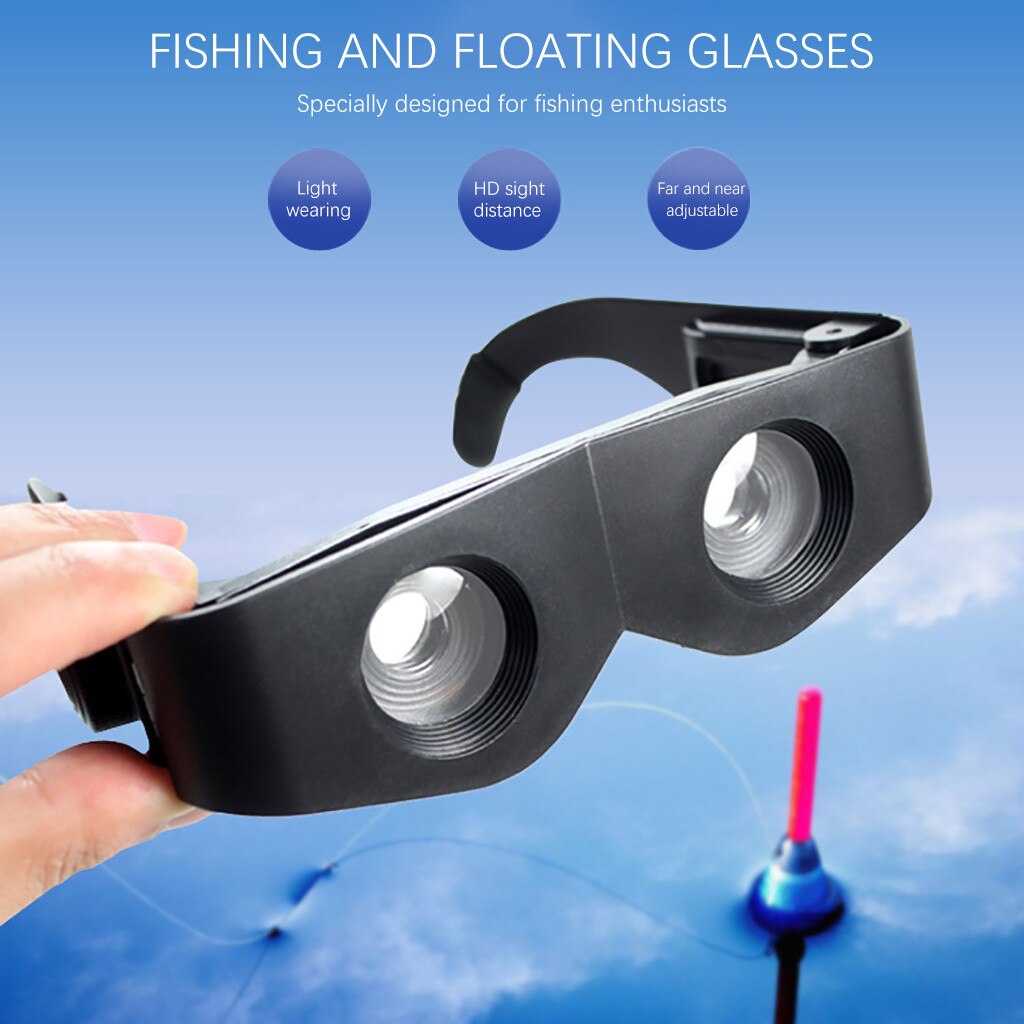 Vissen Pocket Draagbare Vissen Verrekijker Vergrootglas Draagbare Verstelbare Outdoor Telescoop Vergrootglas Bril Eyewear # P4
