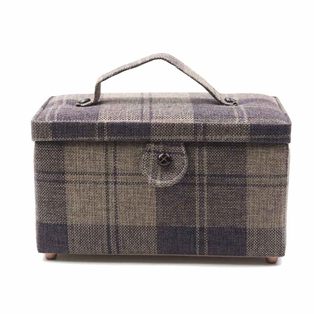 Buy-One-Get-Free Sewing Tools Sewing Storage Box Wood&Fabric Covered Crafts Sewing Kits Organizer Christmas Box for Mother: B