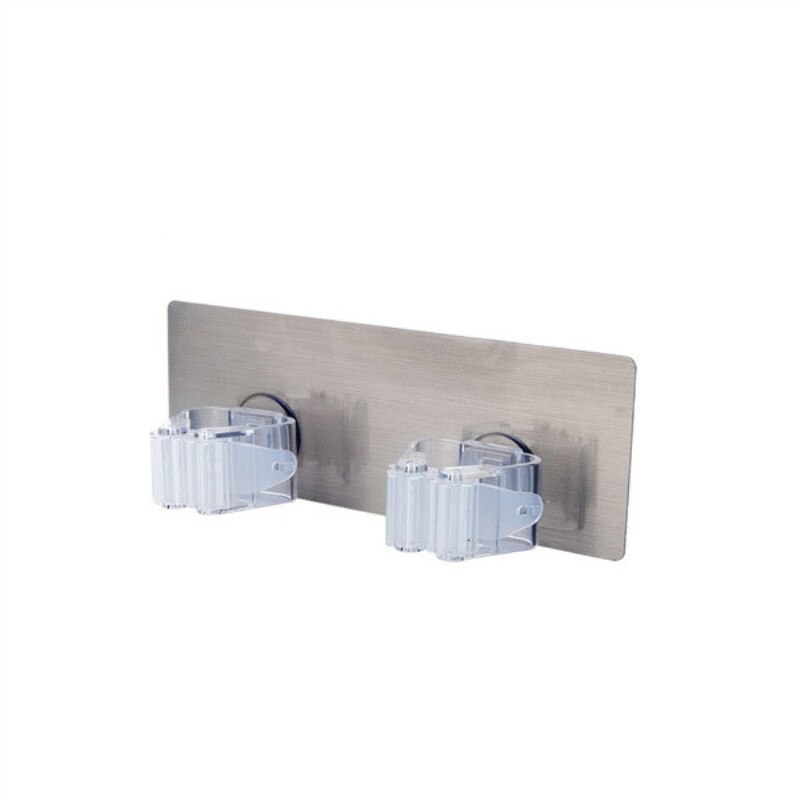 Veggmontert mopp sterke baderoms kroker holder børste kost oppheng stativ badholder dusj kroker: 5