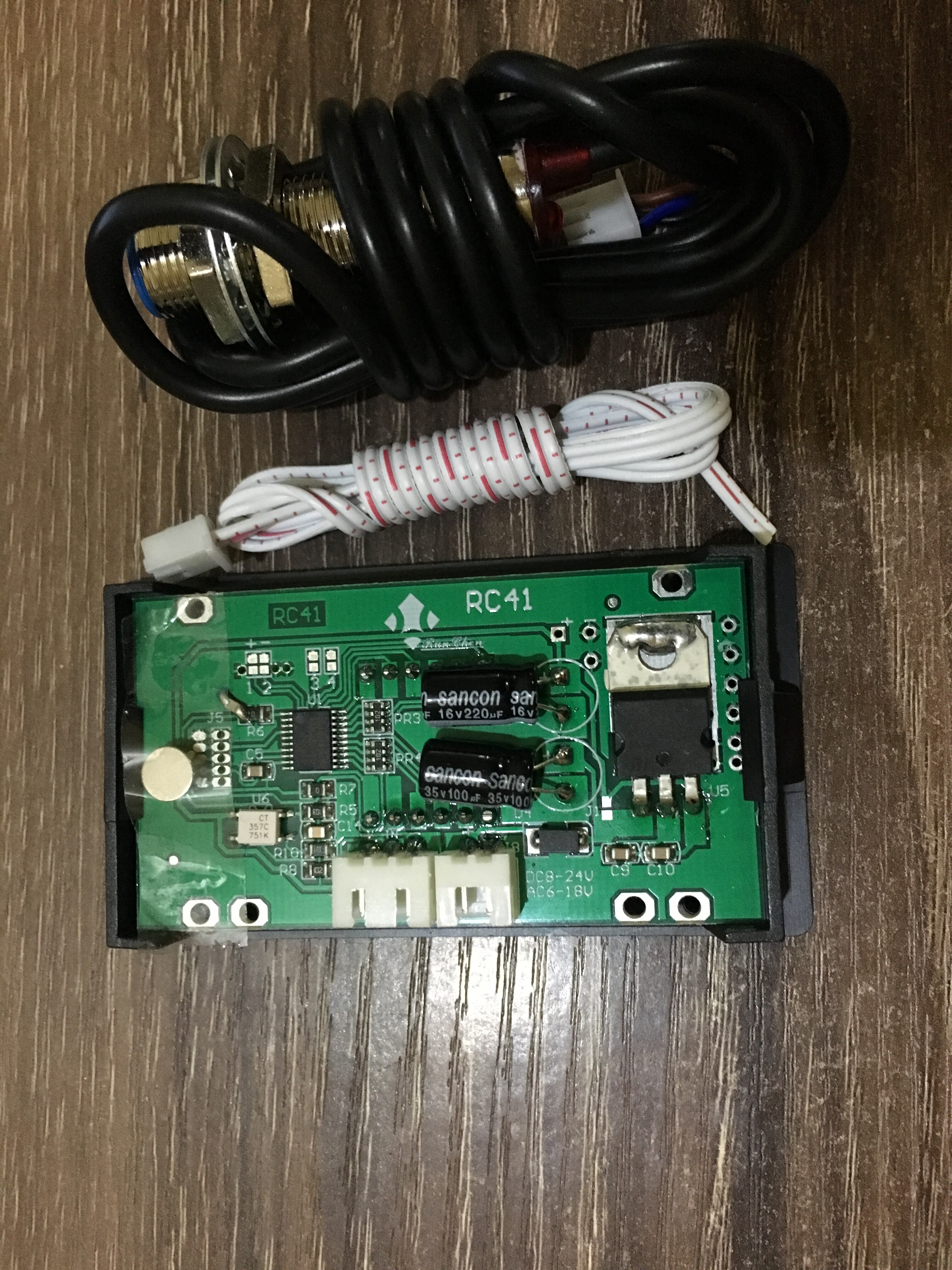 RC41 + snelheidsmeter toerenteller meten snelheid digitale display meten snelheid met sensor magneet