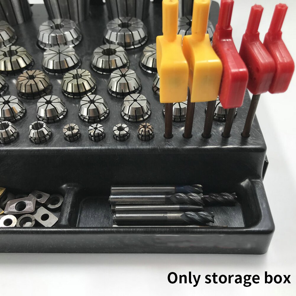 Probe Collet Chuck Cutter Durable Storage Box Milling Organizer For Wrench Parts Inserts Stand Collecting CNC End Lathe Tool