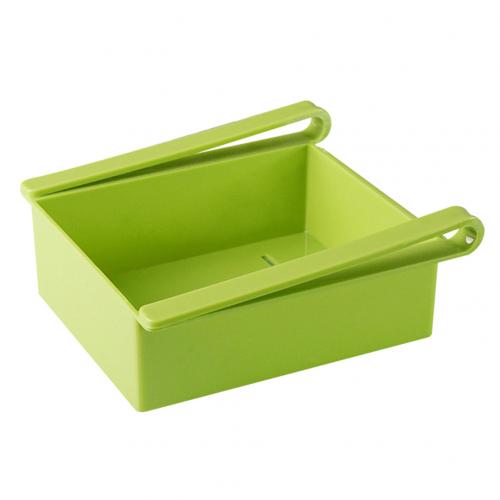 300ml Kitchen Storage Drawers Plastic Storage Drawer Organizer Fridge Slide Drawer Food Storage Rack Food Container Storage Box: Green