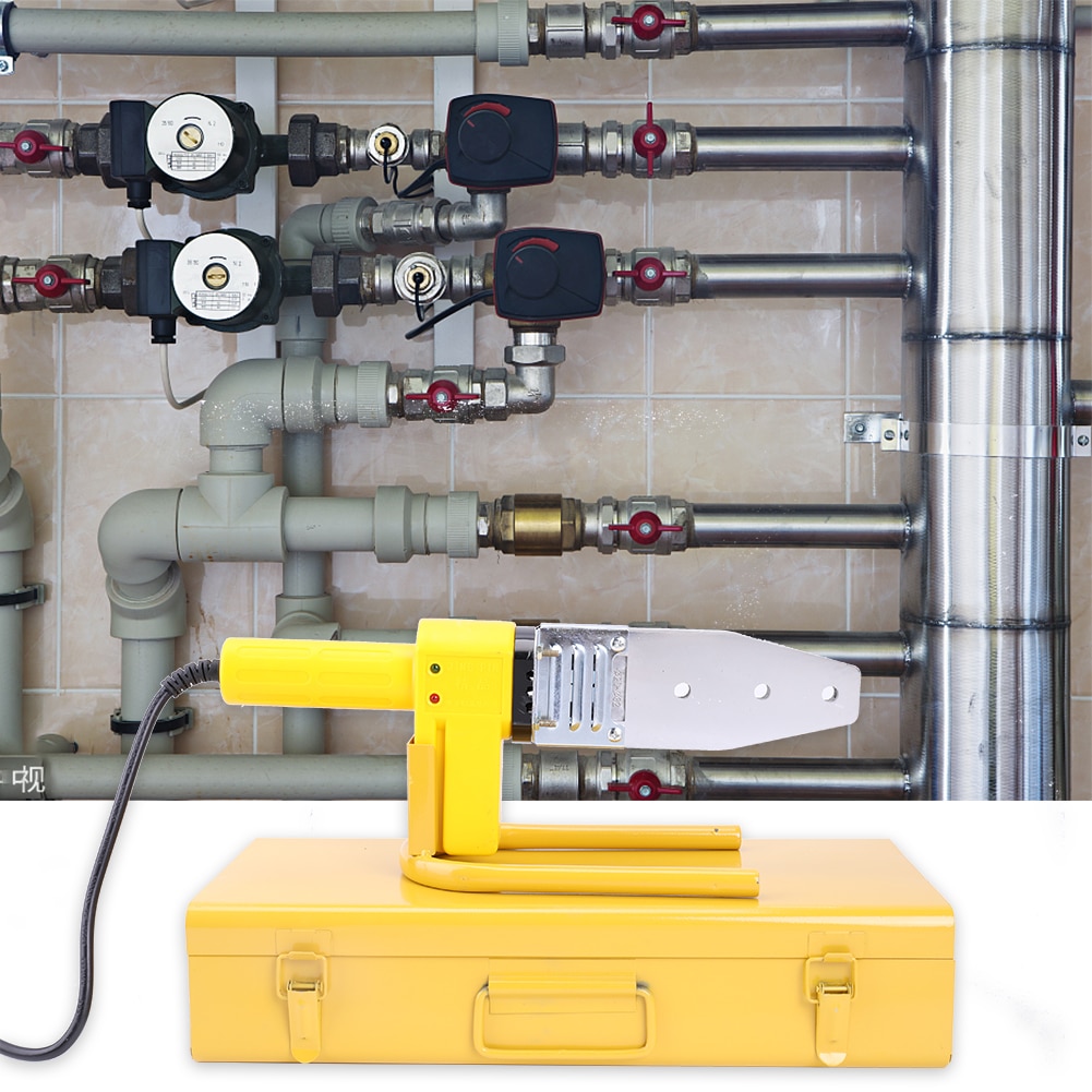 Pipe Welding Machine Pipe Soldering Iron Plastic Welding PP/PPR/PB/PE Tube Heating Melt Machine Temperature Control Tool