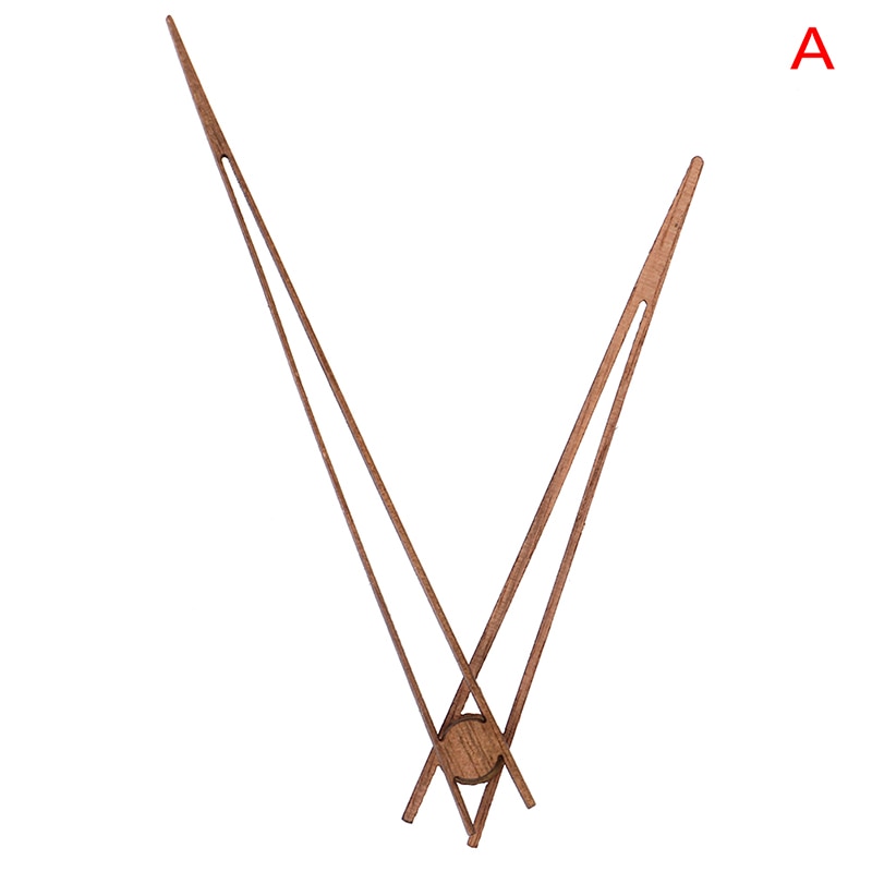 1 set houten wijzers diy wandklok wijzers 10 12 inch klok walnoot houten naald kwartsklok vervangende onderdelen accessoires: A