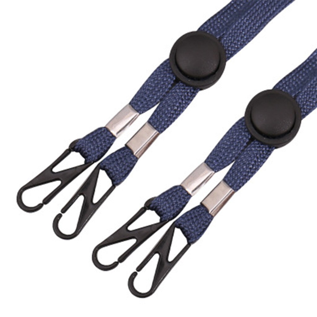 10 pièces pendaison cou masque corde réglable masque facial lanière pratique et pratique masque de sécurité reste et porte-oreille corde crochet