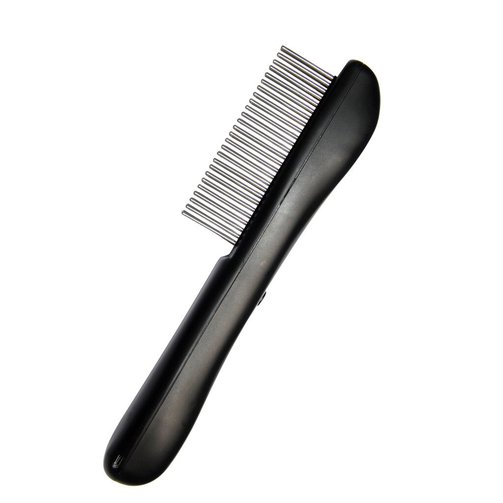 Peine eléctrico para piojos, cepillo de perro mascota, filtro de pulgas, peine removedor de piojos, accesorios de decoración para el hogar, los productos más vendidos del: Black