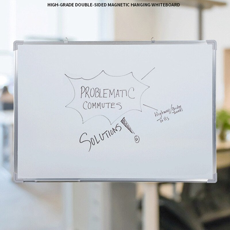 Hanging magnetic double-sided writing board training teaching meeting whiteboard small blackboard