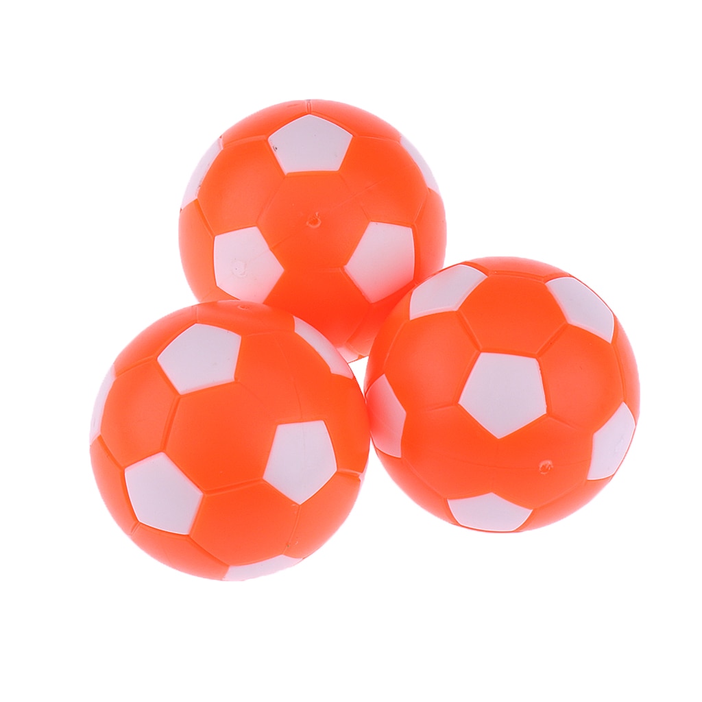 6 Pieces Foosball Table Football Round Indoor Games Plastic Soccer Balls for Foosball Machine Fussball Sport 36mm