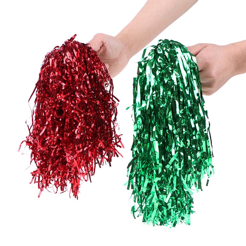 1pc 20cm cheerleading pom poms flor bola de dança do esporte para o futebol basquete jogo pompon crianças usar