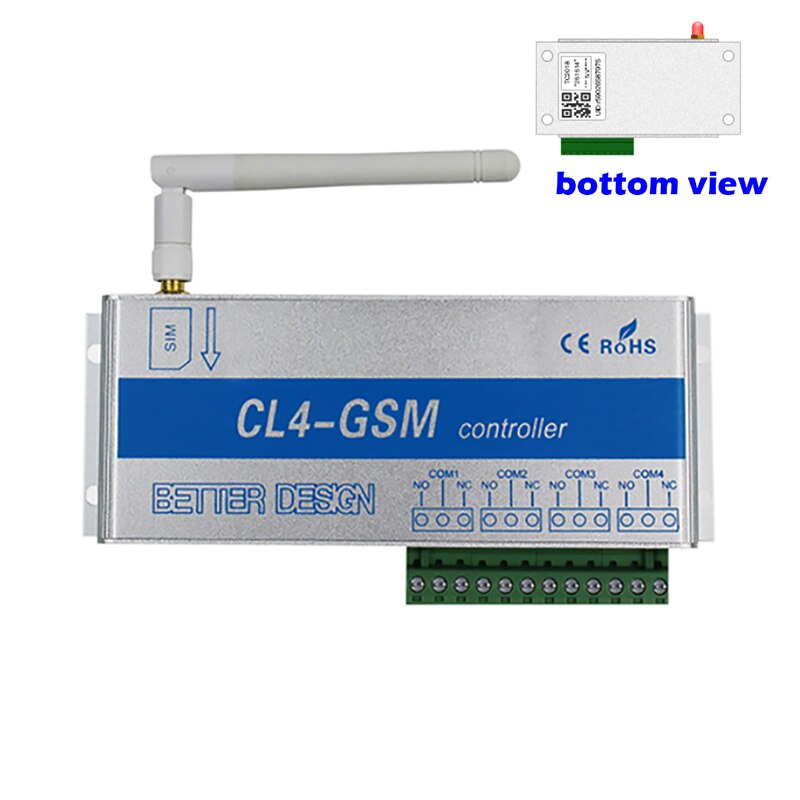 GSM remote controller Home Security System Household 4 channels 4switchs for household Electrical Appliances Barrier gate opener