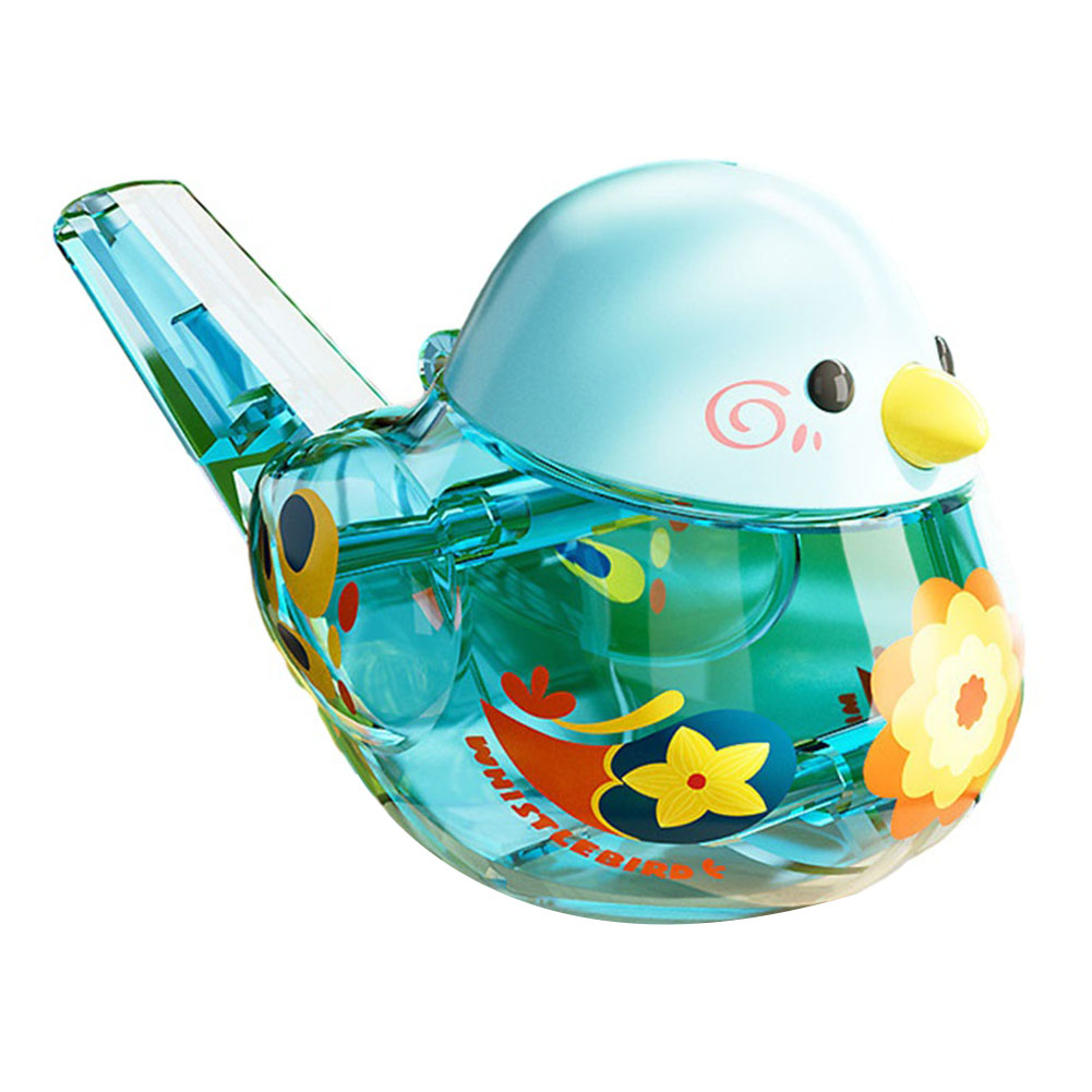 Cartoon Waterbird Fluitje ABS Kleurrijke Vogel Water Fluitjes Voor Kinderen Grappige Muziekinstrumenten Accessoires: Blauw