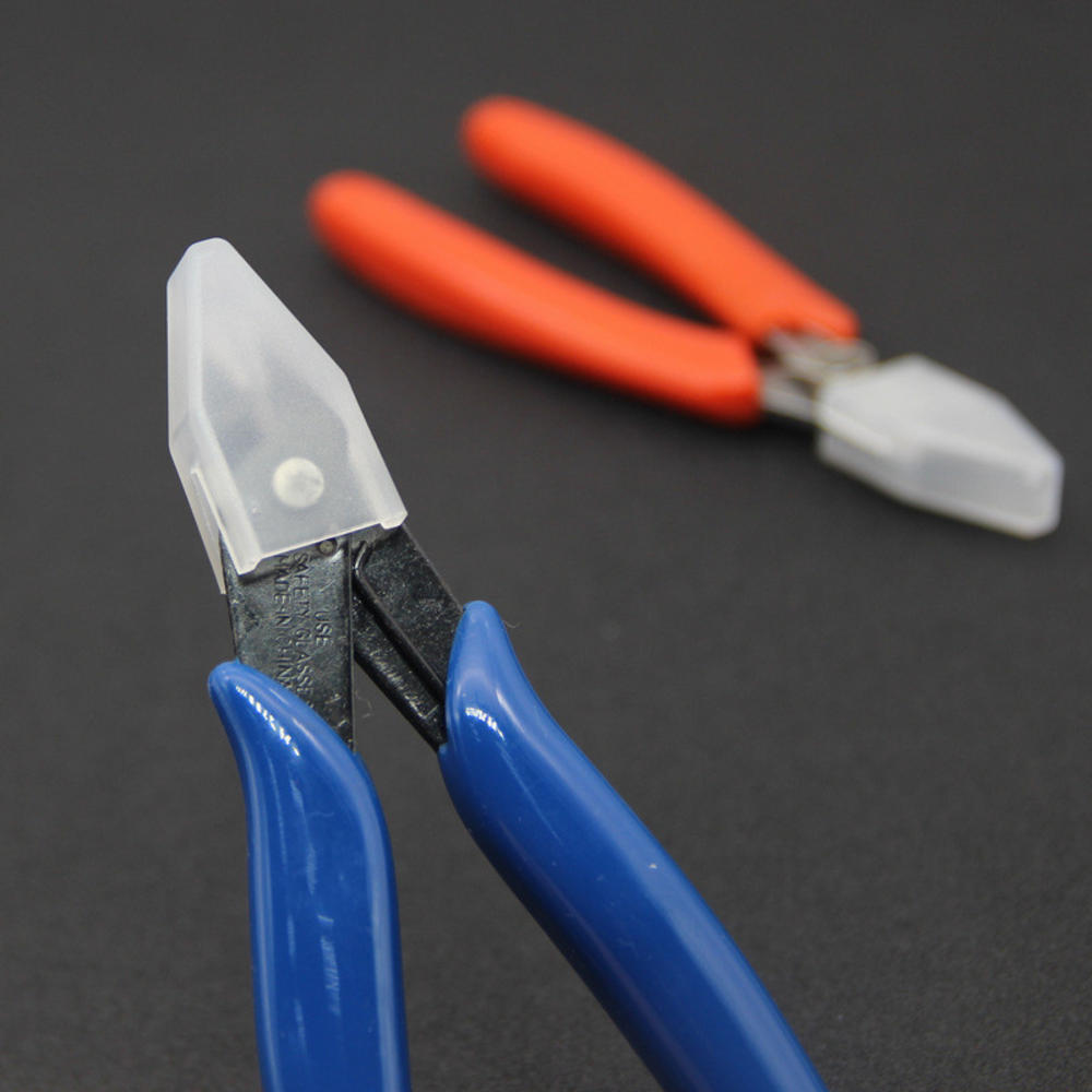 10pcs/set Nipper Protective Cover Plastic Cutting Pliers Special Protective Lids 5/3.5 Inch Diagonal Universal Anti-stab Caps