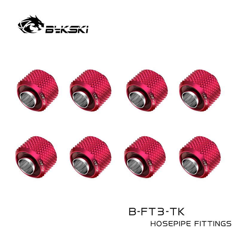 8 kpl/erä liitin käyttö sisähalkaisija 10mm+  ulkohalkaisija 16mm letku 3/8 "id  x 5/8 " od letku käsipuristusliitin: Punainen