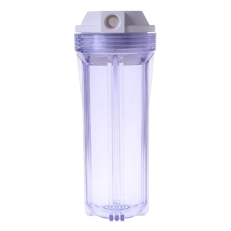 Transparent Water Purifier Filter Bottle 4/2 Point Interface Clear Filtration